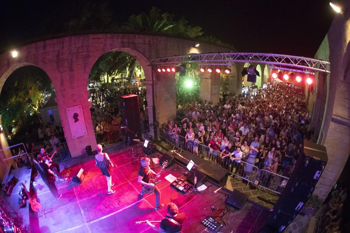 A band playing to the crowd at a previous edition of the Delicata Classic Wine Festival.