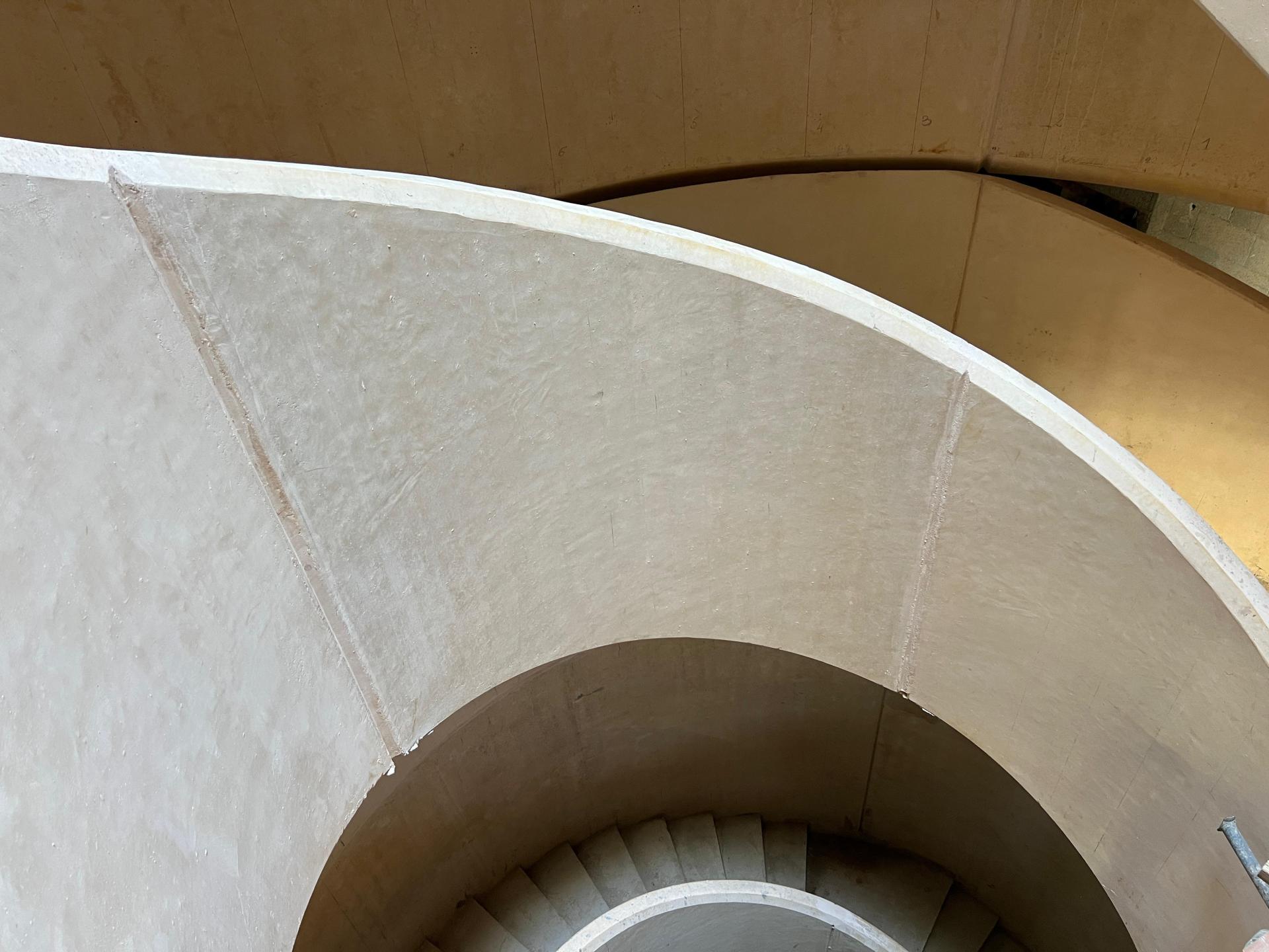 The large spiral staircase will lead guests to a floor displaying the Choral Books &ndash; large musical manuscripts from the early period of the Knights&rsquo; stay in Malta. Photo: Chris Sant Fournier