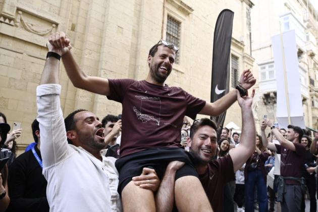 Zach Vella completes epic run from London to Malta in aid of the homeless