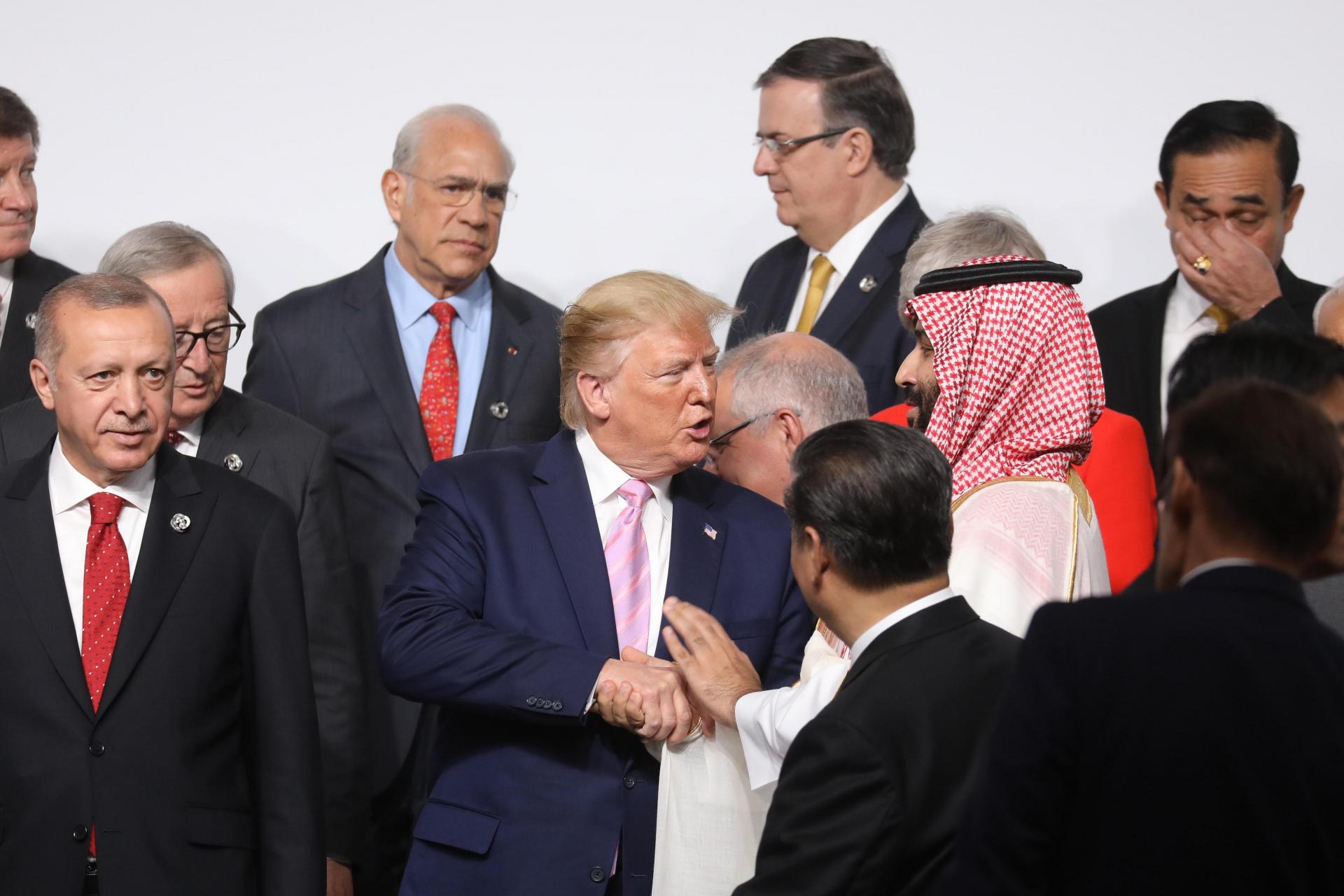 Trump plays nice as divisive G20 opens