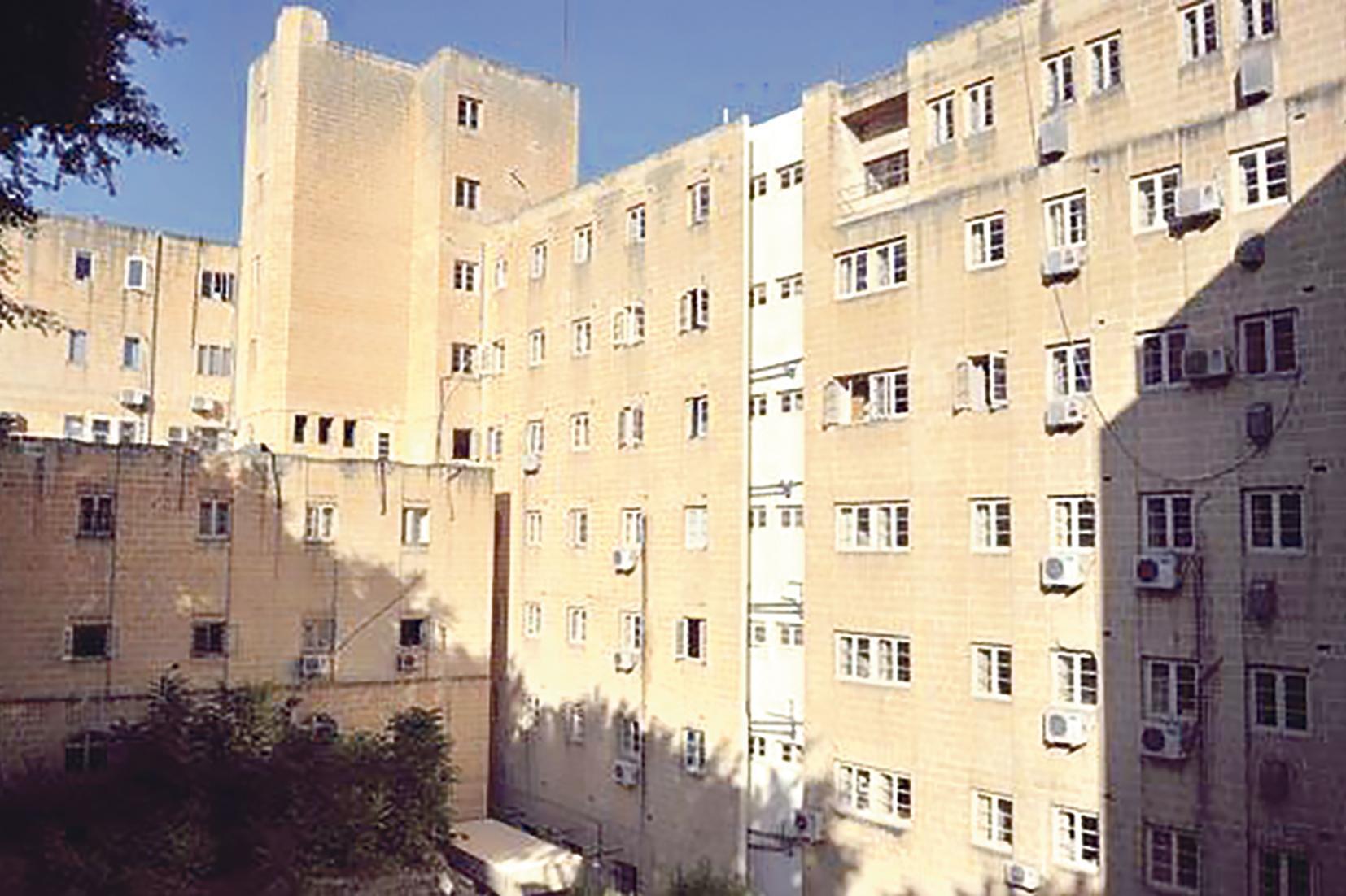 A section of Karin Grech Hospital.