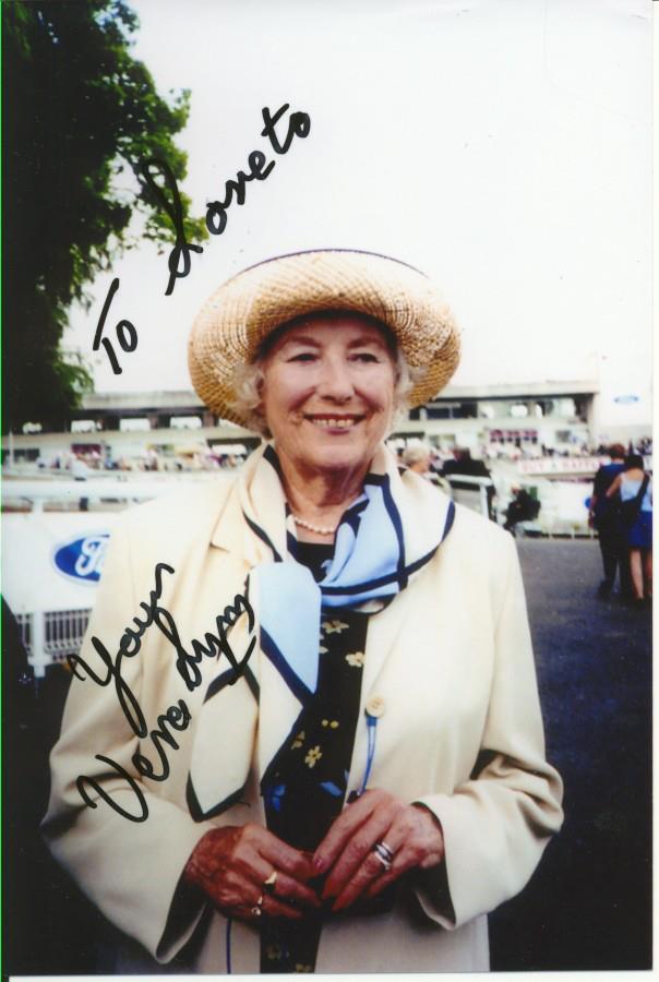 The signed photographer by Dame Vera Lynn to Loreto. Photo: Barry York