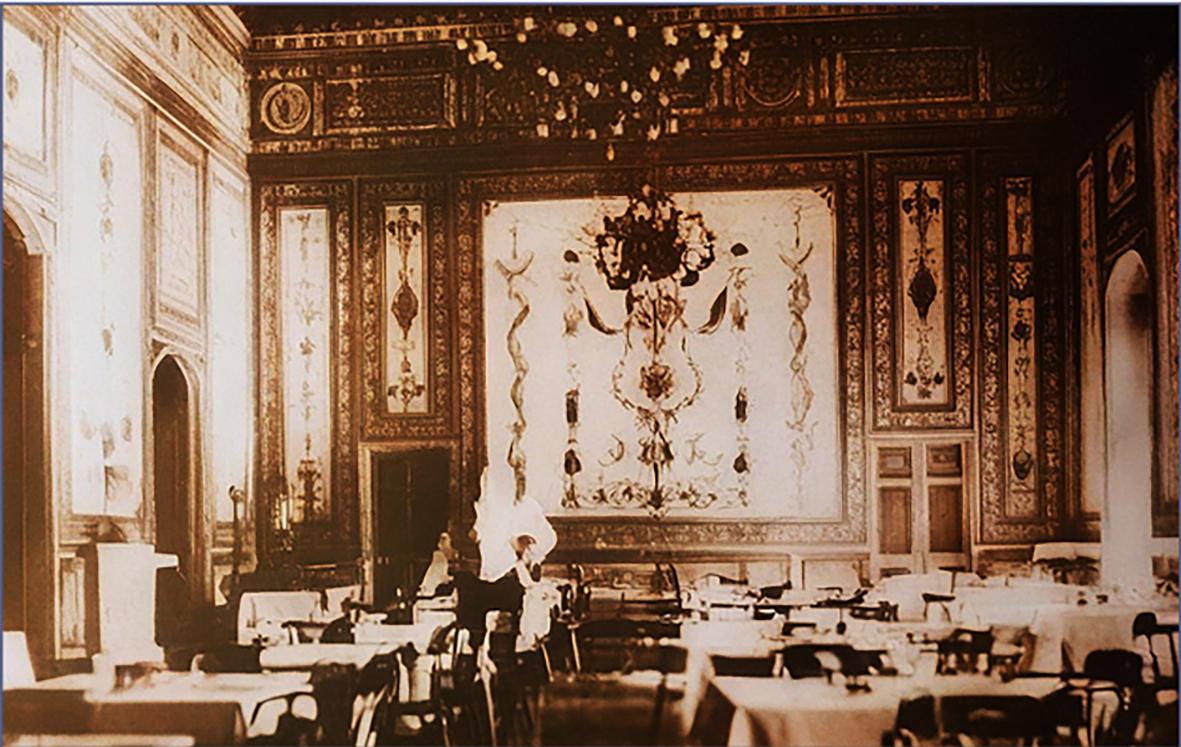 The old premises in Valletta. The painted hall on the top floor of the Auberge de Provence was used as a refectory. Photo: Union Club