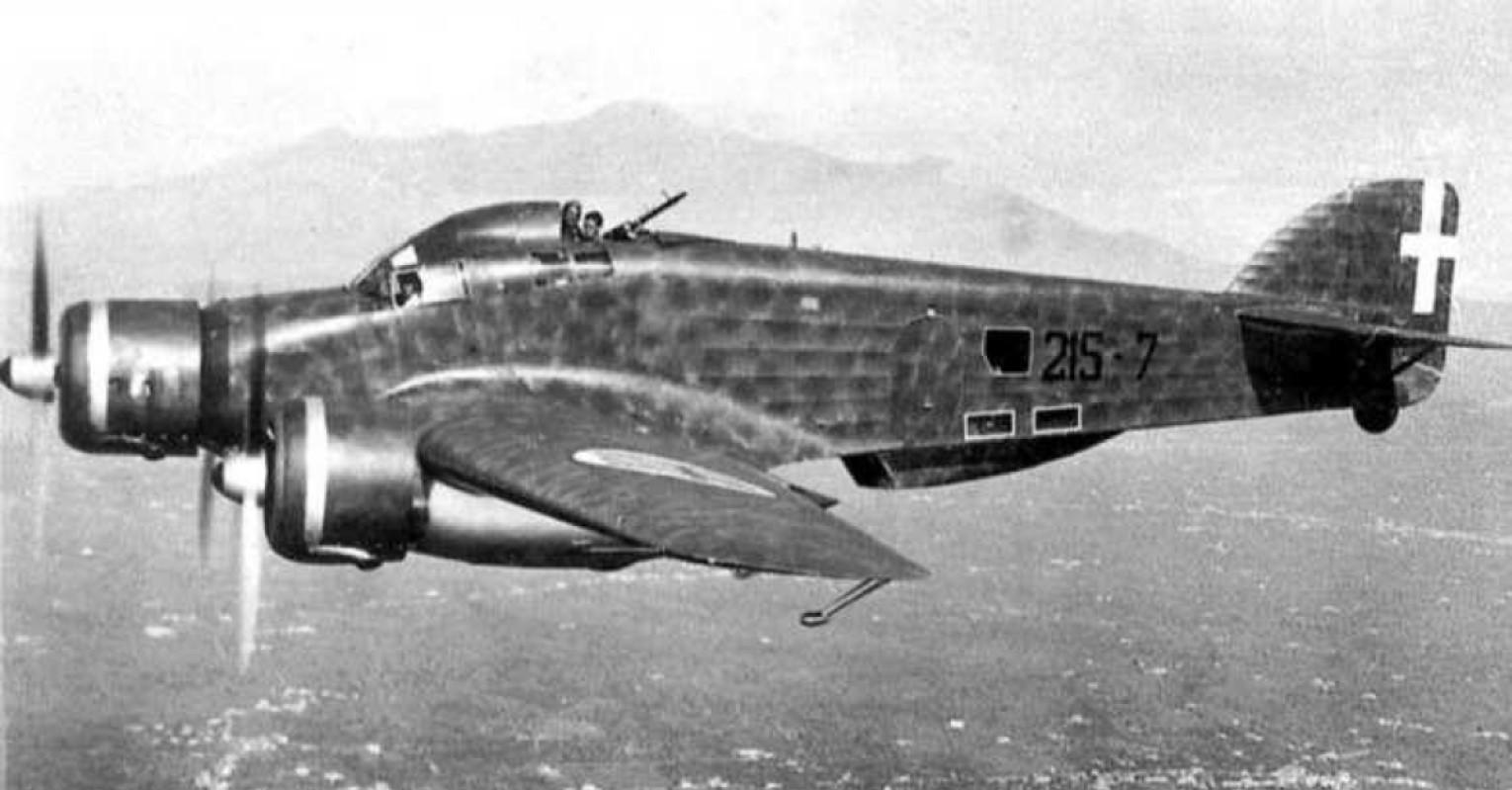 Italian aircraft Savoia Marchetti SM 79 Spaviero, similar to the aircraft that attacked Operation Halberd.