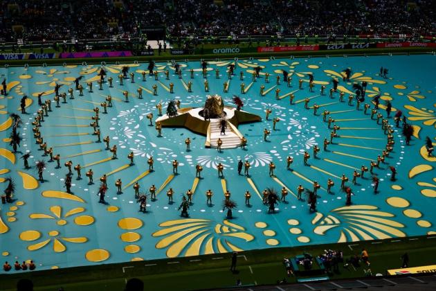 In pictures: World Cup kicks off in Mexico City with vibrant music spectacle