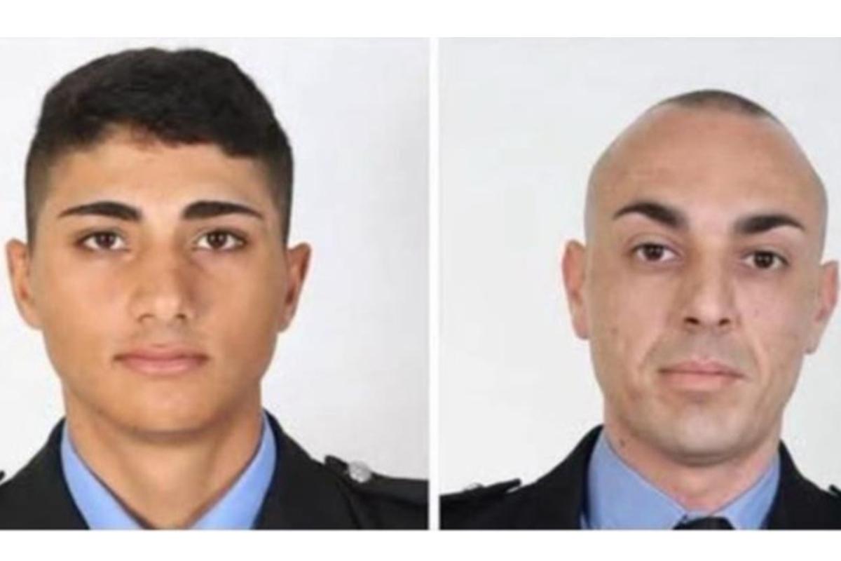 Omar Sharif (left) and Johann Vella. Photo: Malta Police Force Employees/Facebook