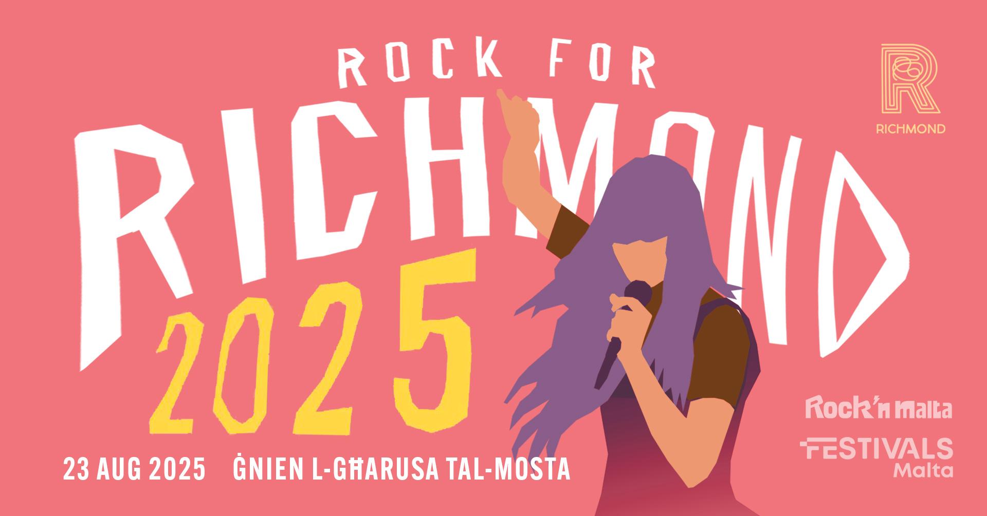 The Rock for Richmond 2025 poster.