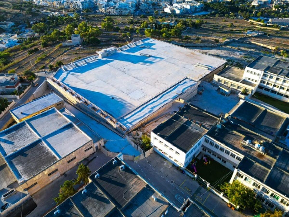 New football complex at Giovanni Curmi Higher Secondary School in Naxxar