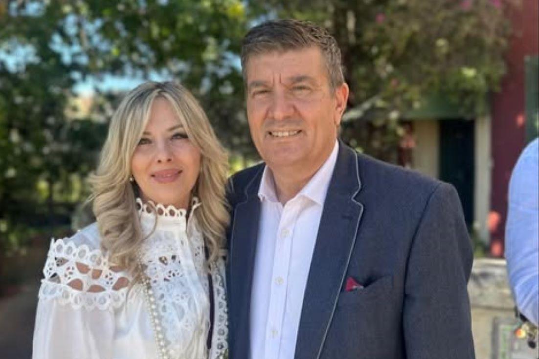 Matthew Wismayer and his wife Annabelle.