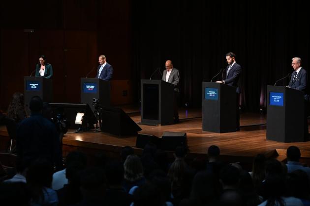 Environment, transport and 'giveaways' take centre stage at leaders' debate