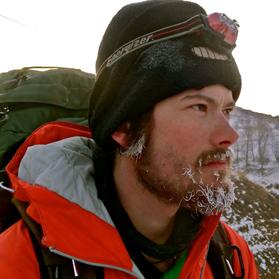 Wearing an icy beard in Shanxi, China.