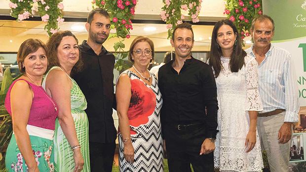 Leonardo Barilaro and Nico Darmanin together with Casa Antonia&rsquo;s staff members (from left) Claire Busuttil, Elaine Naudi, Antonia Attard, Dr Sarah Cassar and Edward Vella.