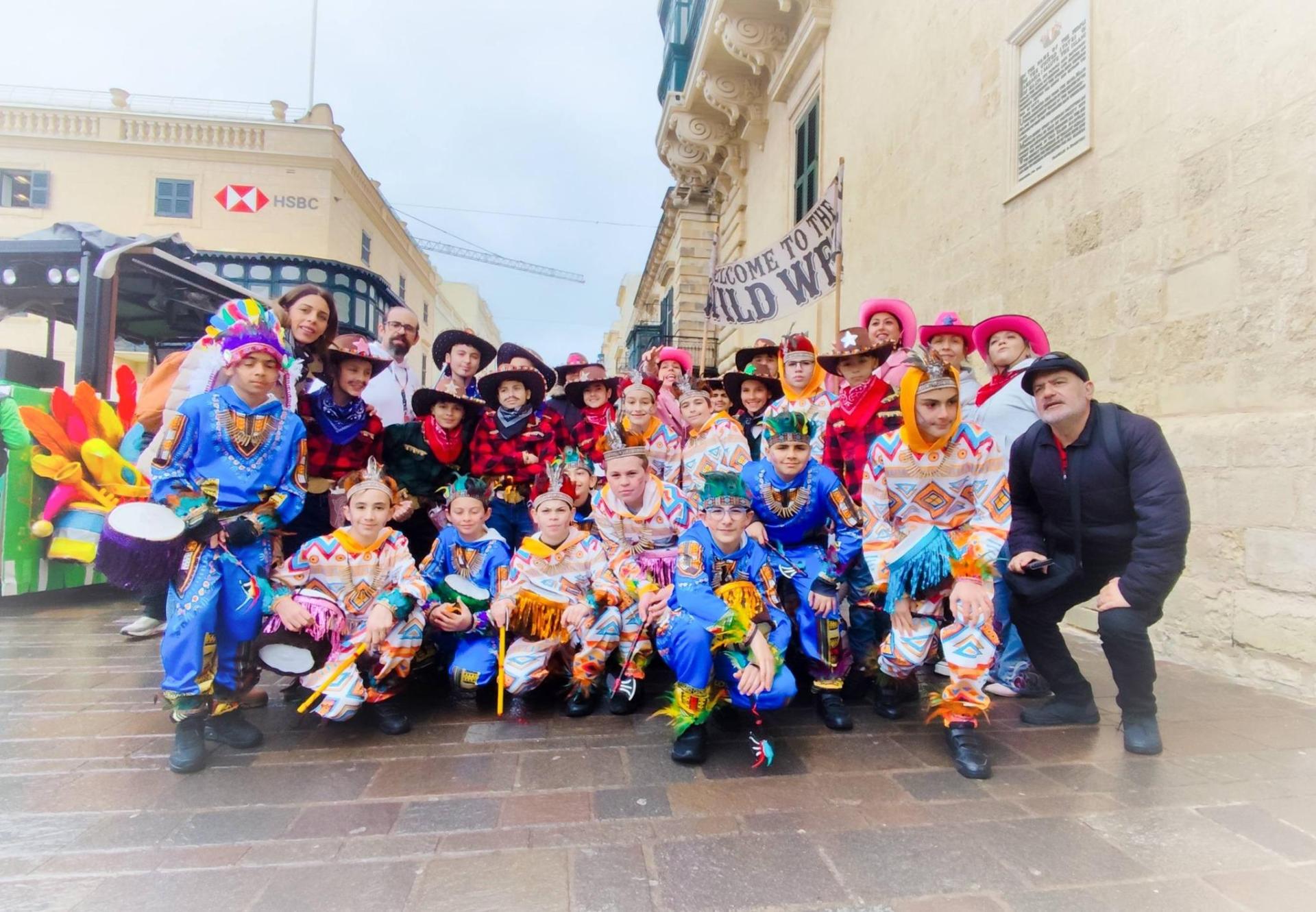 This is the first time students from the college have taken part in the Valletta Carnival, having previously taken part in Gozo.