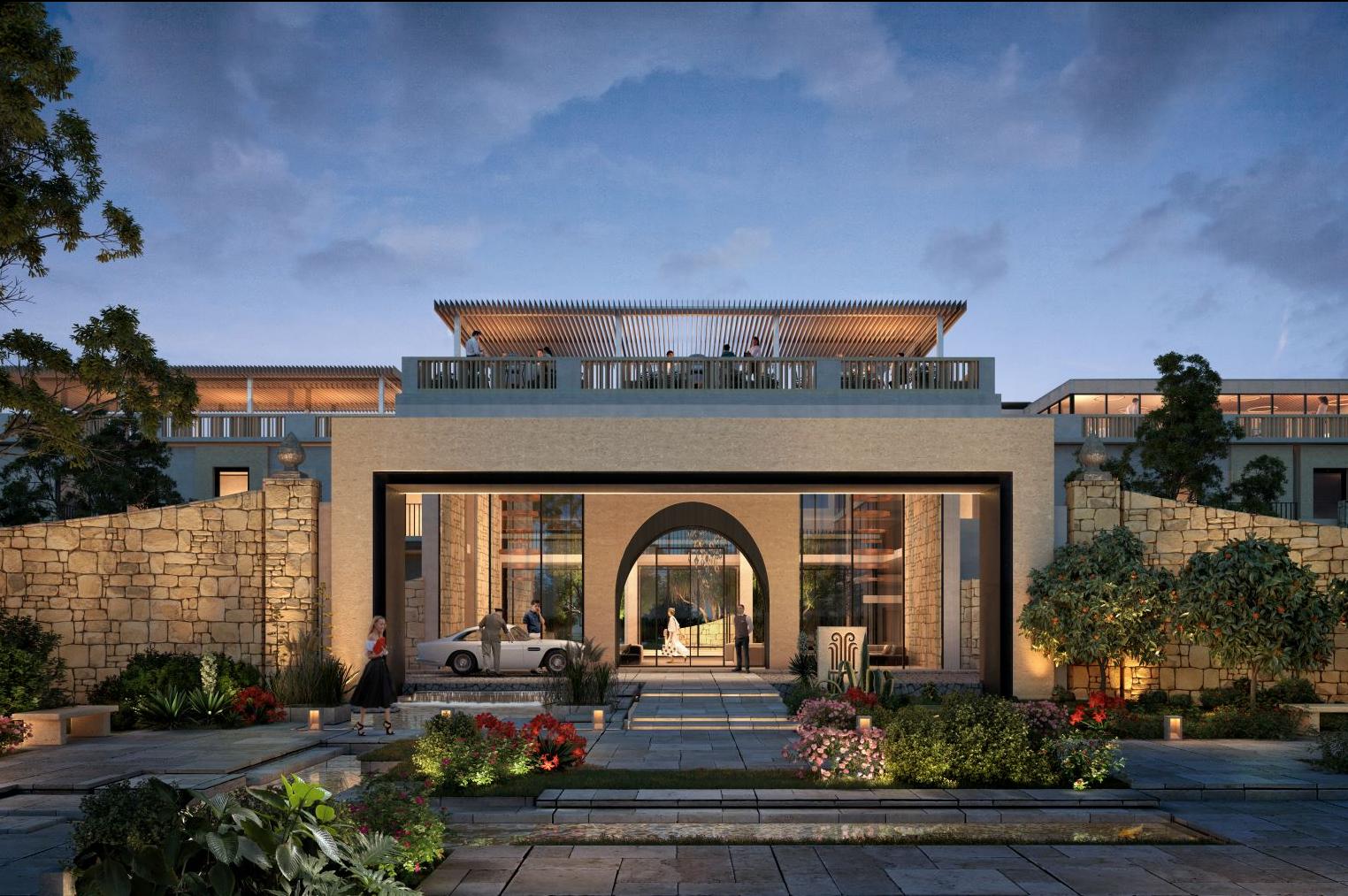 The proposed facade of the Corinthia Oasis. Photo: Corinthia Oasis Resort website