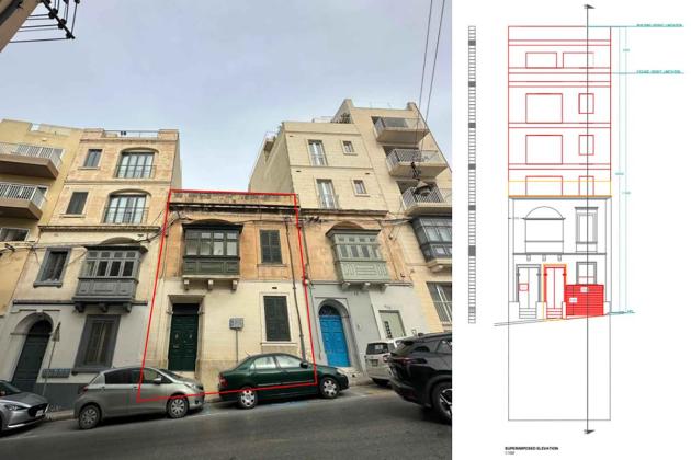 42-garage guesthouse, flats planned for Triq D’Argens in Gżira