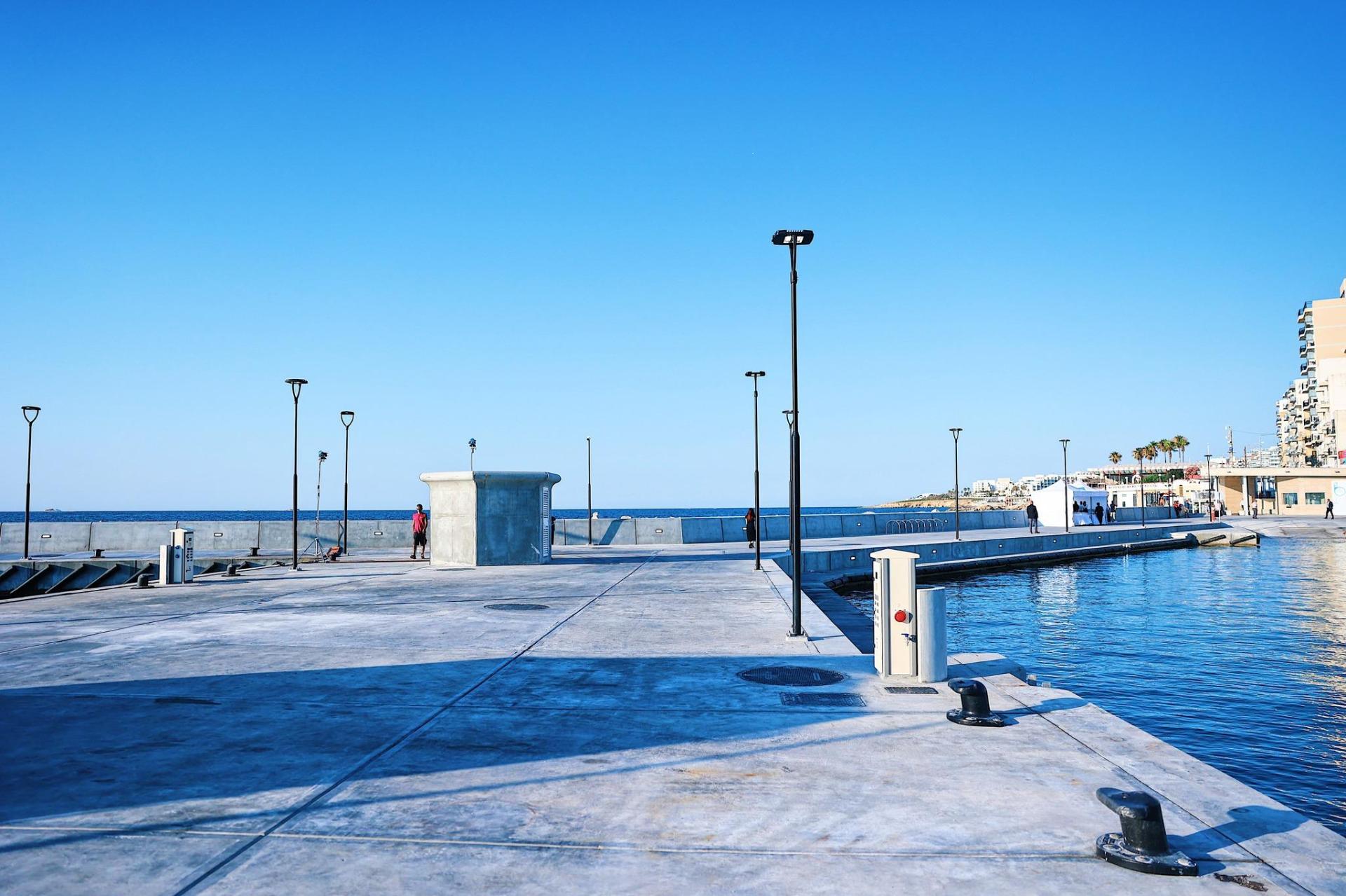 Abela said the new 130-metre breakwater would provide more effective shelter to boats moored in the bay. Photo: Robert Abela / Facebook