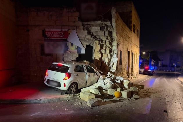 Boys aged 16 and 13 injured after one of them drove car into abandoned building