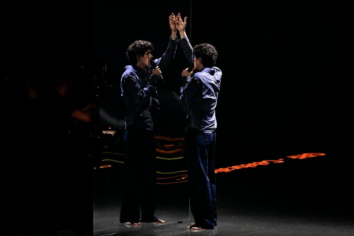 Czech singer Daniel Zizka, representing Czech Republic with the song 'Crossroads'. Photo: AFP