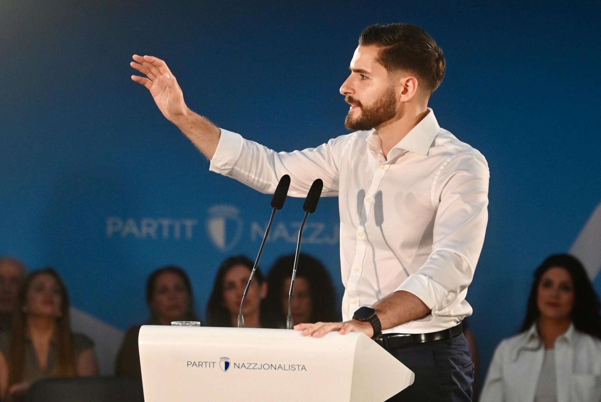 PN Leader Alex Borg said traffic congestion should not be accepted as normal. Photo: Jonathan Borg