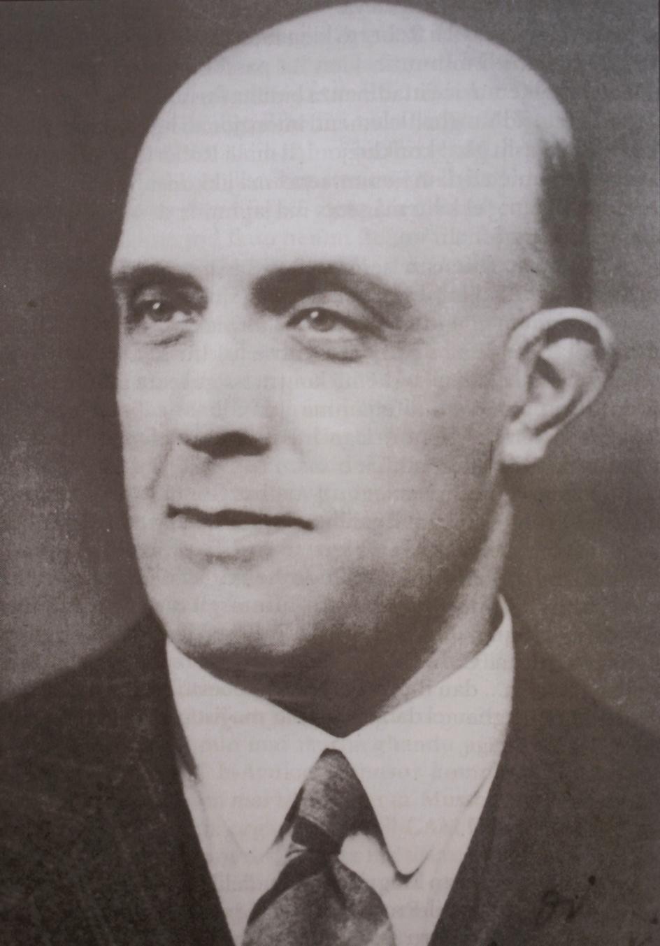 A 1950s portrait of Alberto Magri.