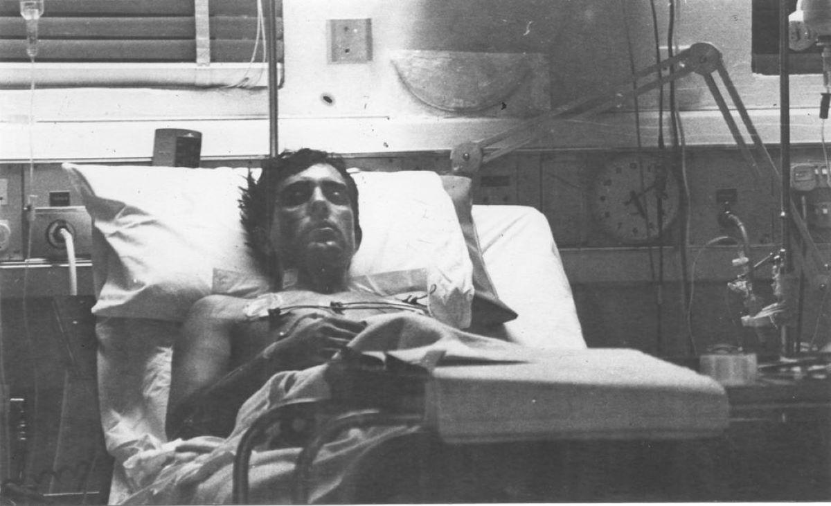 Omar Rezaq, the only surviving hijacker, was only identified after a surviving passenger recognised him in the hospital ward as they both recovered from the assault. Photo courtesy of John A. Mizzi, former <em>Times of Malta</em> editor in 1990, <em>Times of Malta</em> and Union Press.