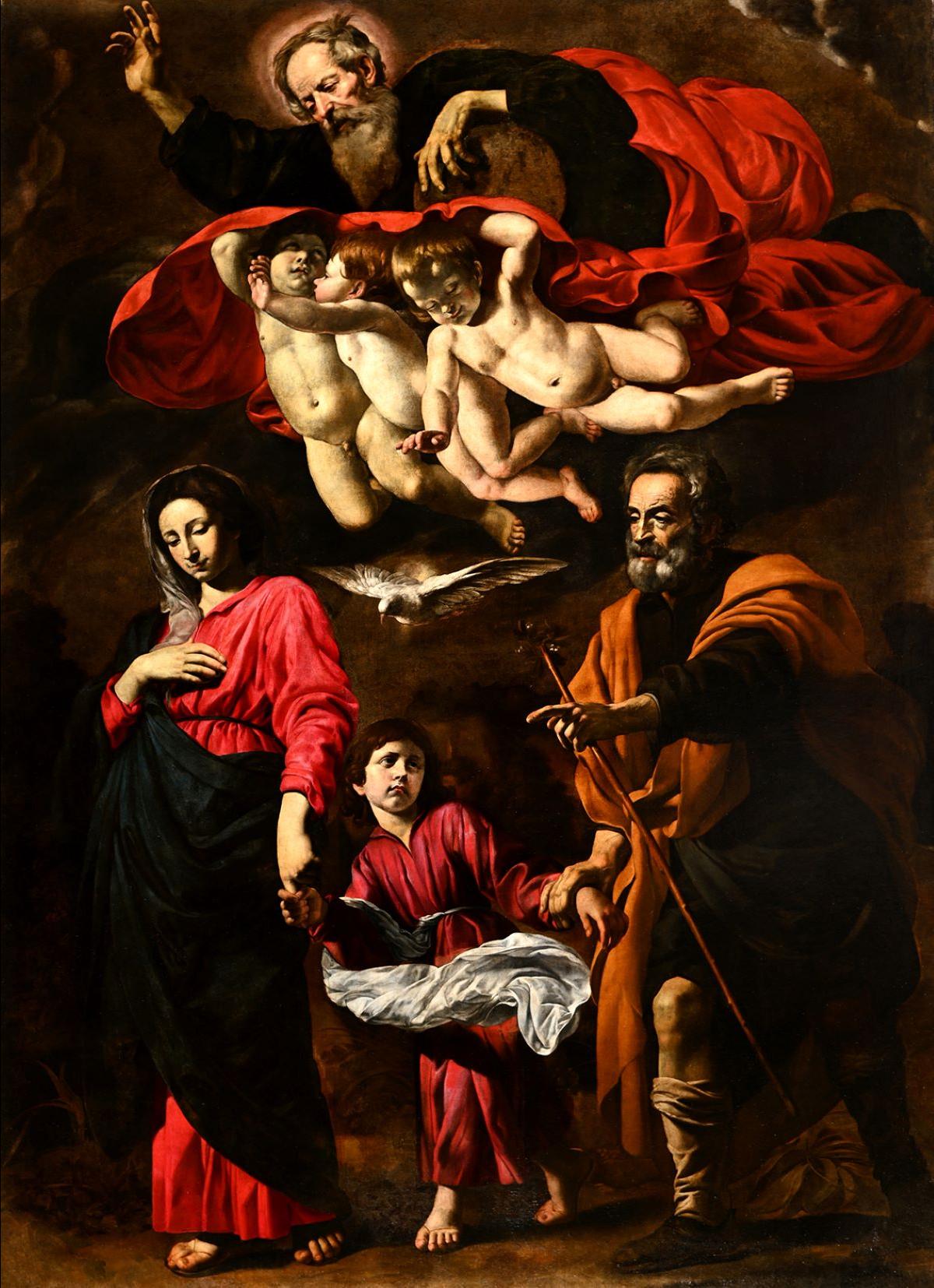 <em>The Holy Family on their Return from Egypt</em> after treatment.