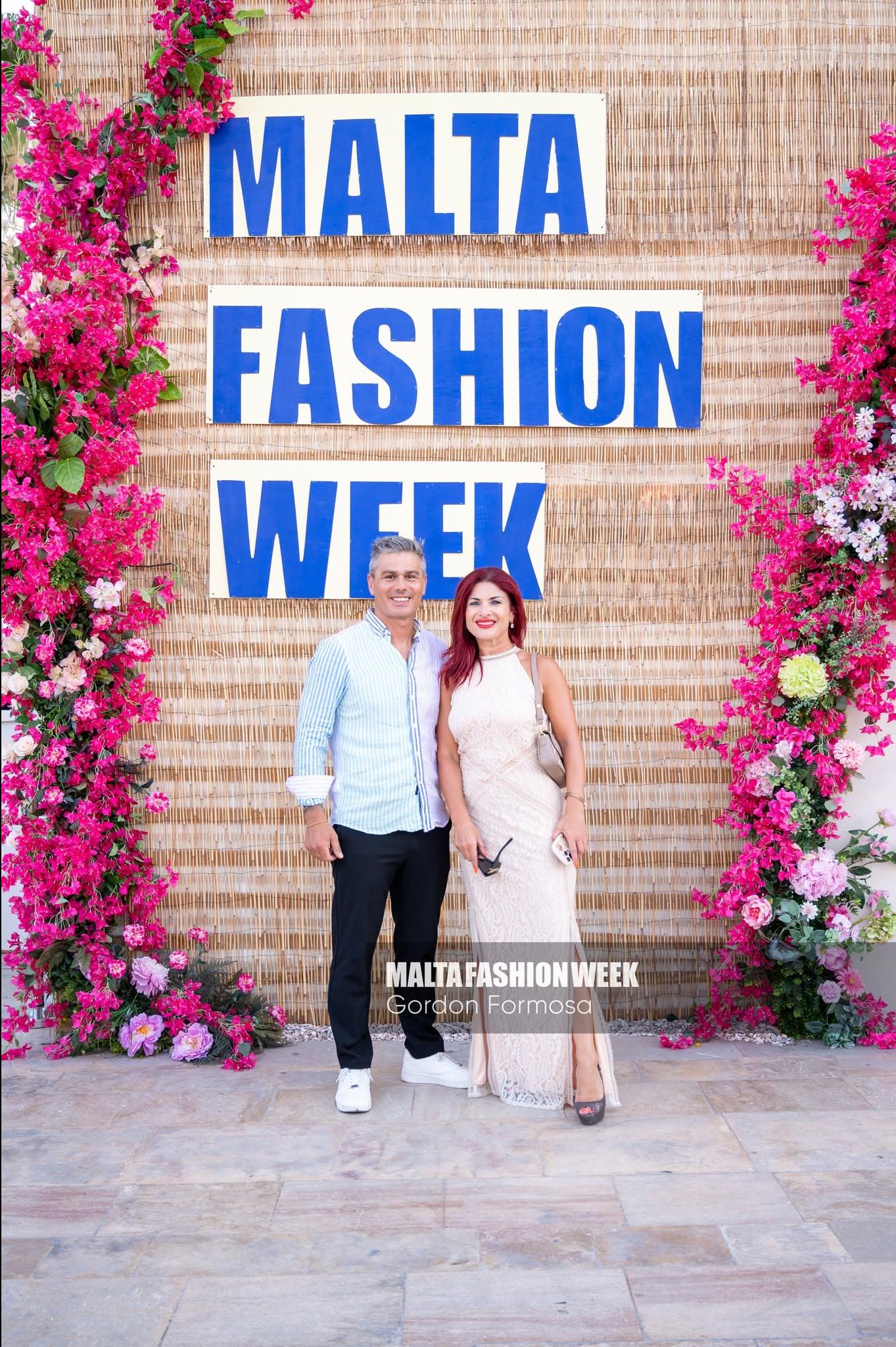 Joanna Camilleri and her partner. Photo: Gordon Formosa/MFW Facebook Page