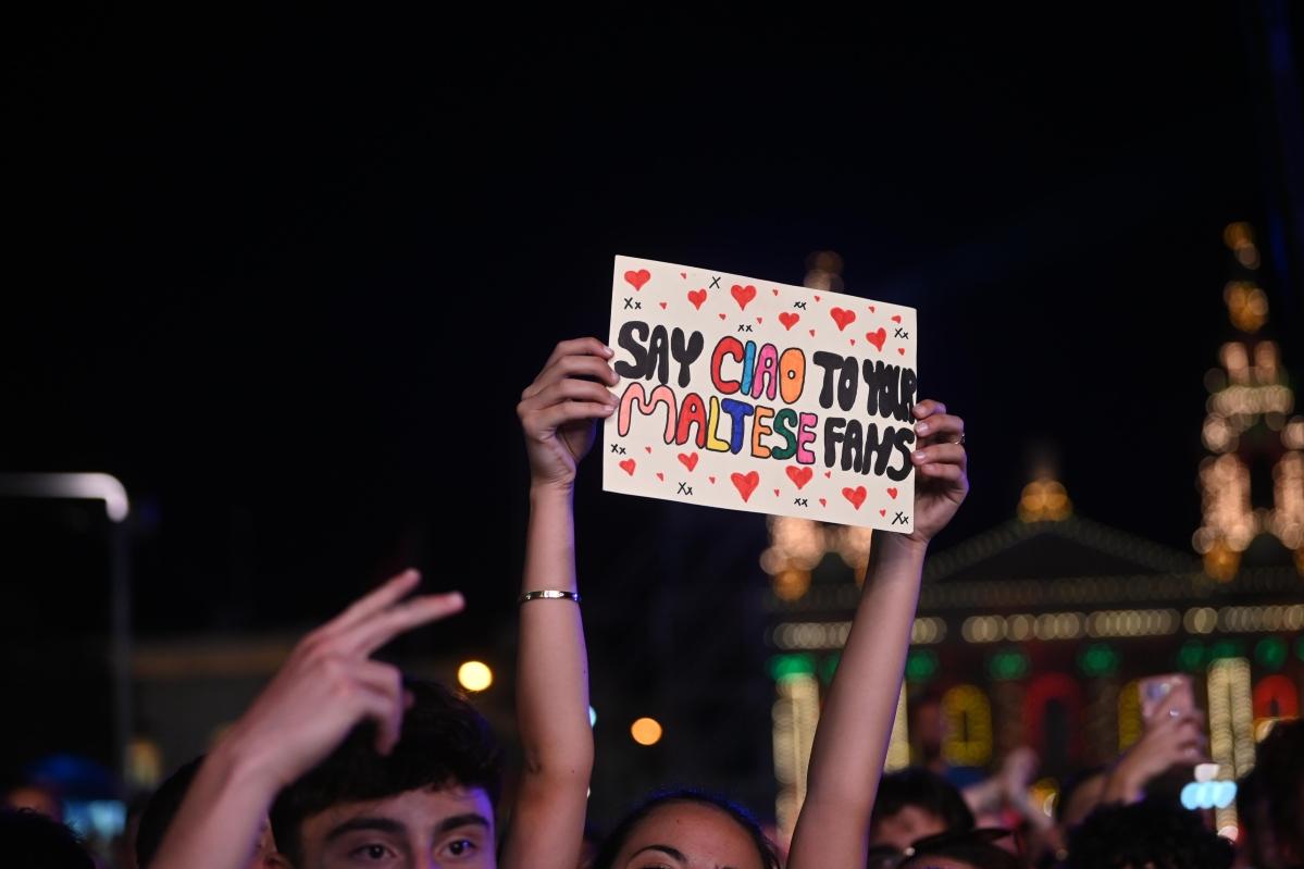 It was clear which act some fans were there to see. Photo: Jonathan Borg.