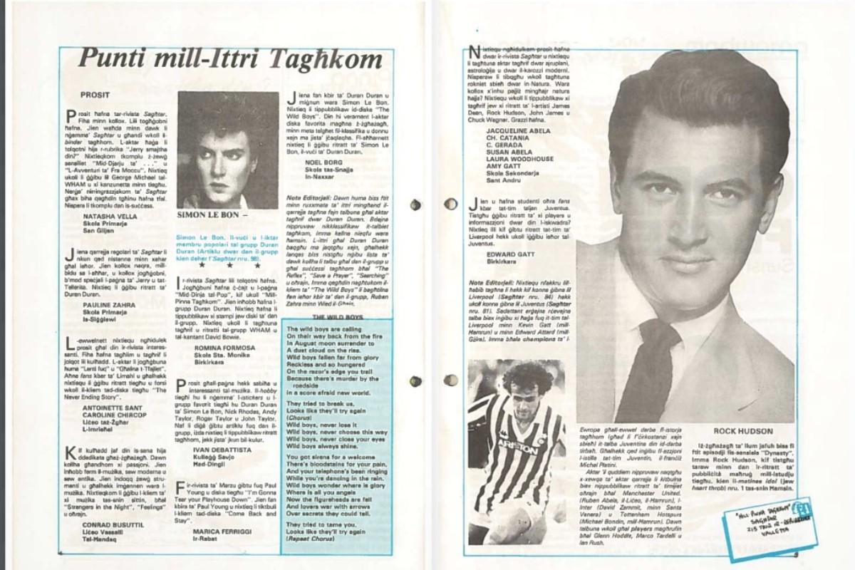 Students would also request song lyrics from bands they loved and photos of football stars to be published.