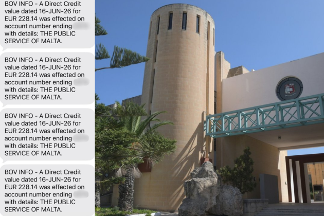 Bank of Valletta reverses duplicate stipend payments after glitch