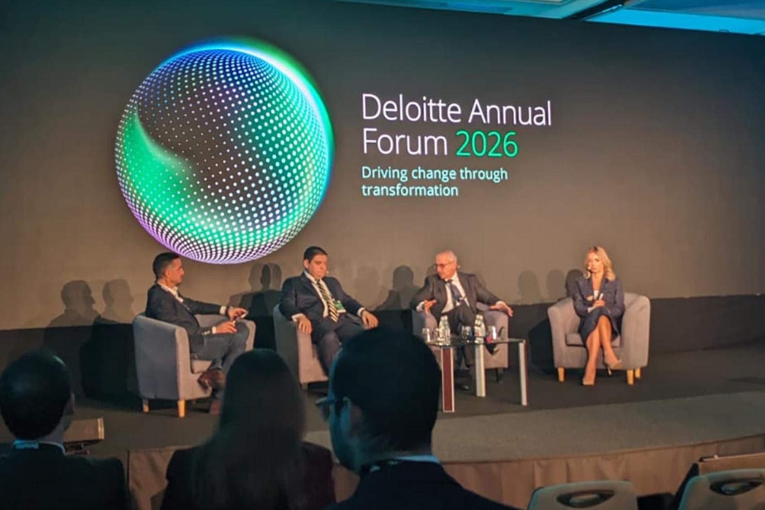 From left: panel moderator Peter-Jan Grech, AI expert Alexei Dingli, doctor Patrick Sammut and economist Stephanie Fabri. Photo: James Cummings