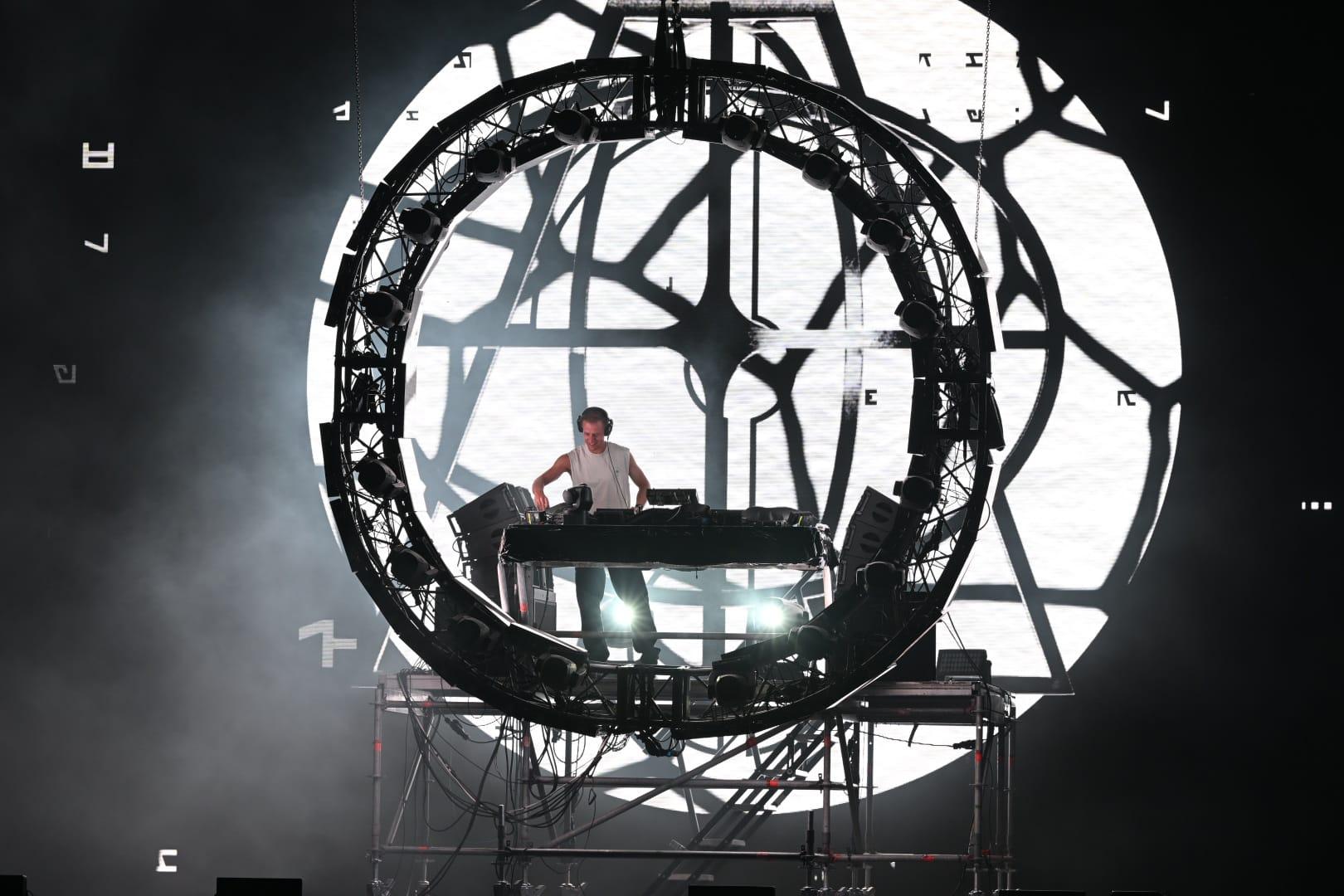 International DJ Armin van Buuren was the star attraction at the PL's mass meeting in Floriana, after the political speeches. Photo: Matthew Mirabelli