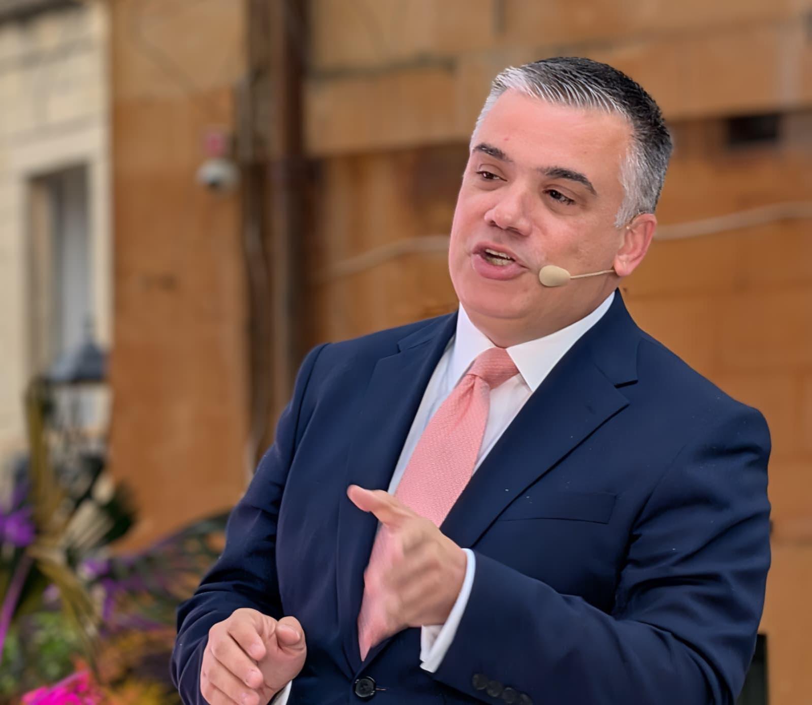 Transport Minister Chris Bonett insisted he was "not presenting gimmicks" as he added he was "convinced the plan can be implemented". Photo: Chris Sant Fournier
