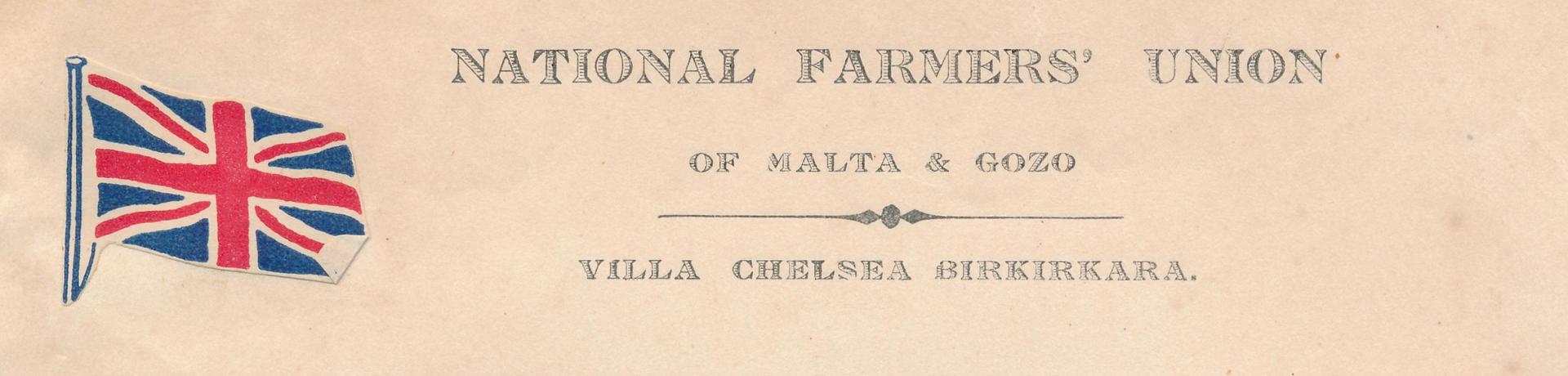 The National Farmers&rsquo; Union logo. Photo: National Archives of Malta