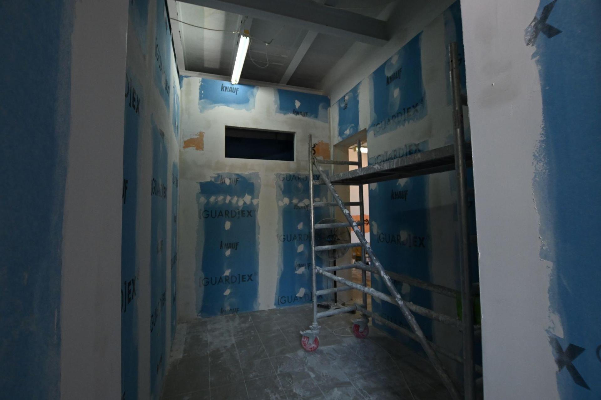 The independent living studio apartments in the making. Photo: Chris Sant Fournier