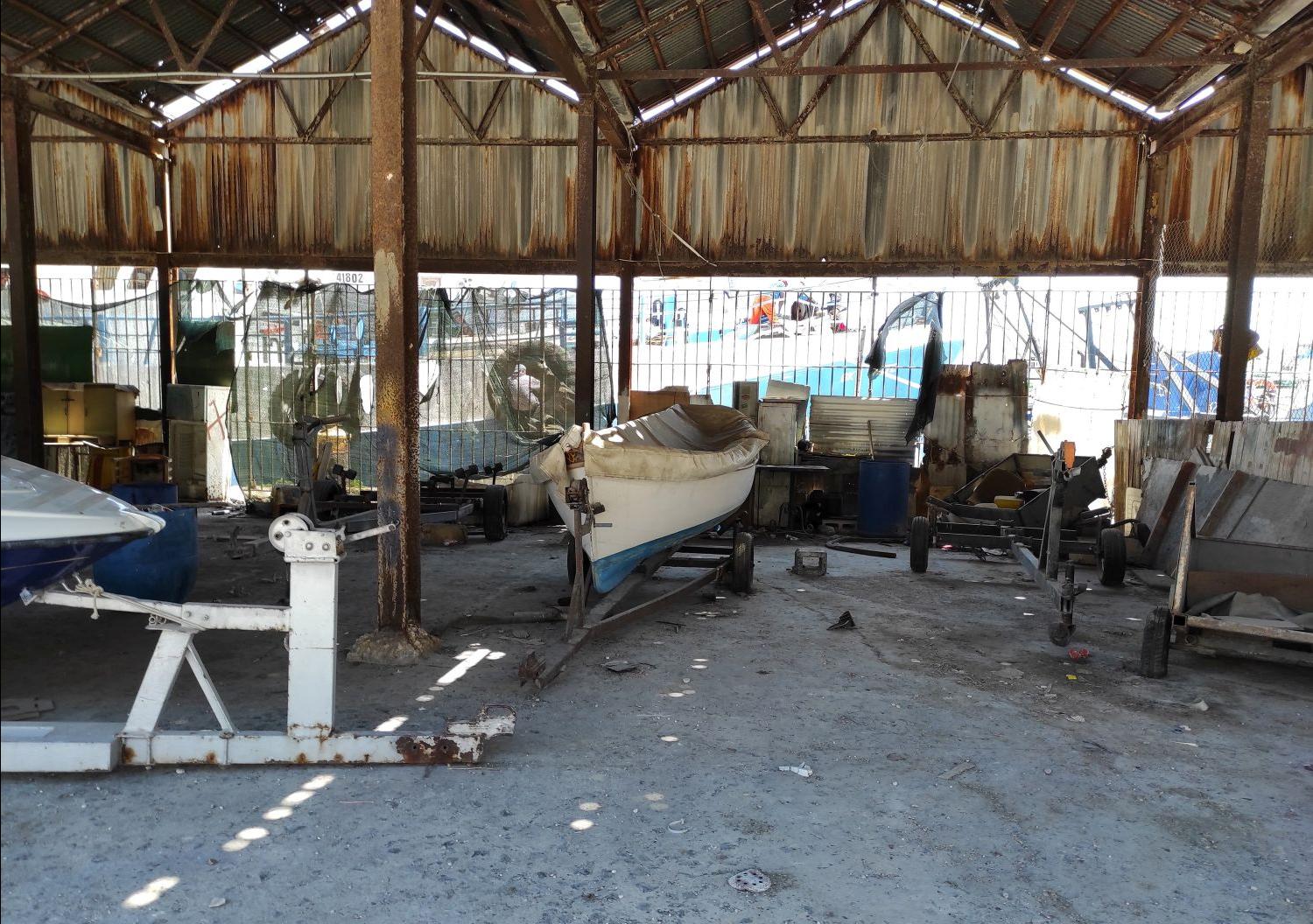 Part of the Marsa potato shed.