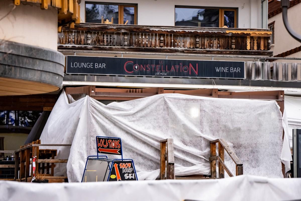 The bar where the fire happened. Photo: AFP