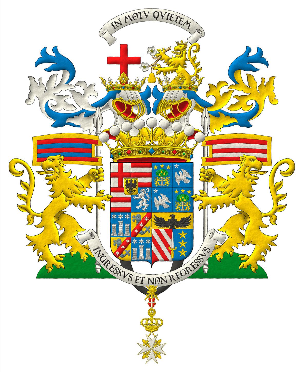 Arms of Count Dr. L.J. Sant Cassia