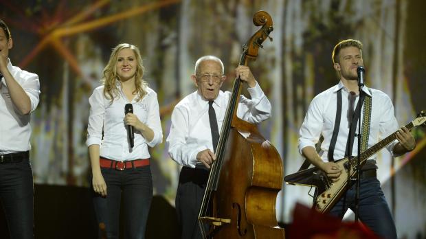 Switzerland's band Takasa which included a 95-year-old man, failed to qualify.