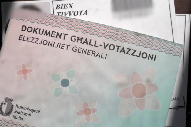 Voting papers can be picked up in Naxxar and Victoria from Monday until Thursday