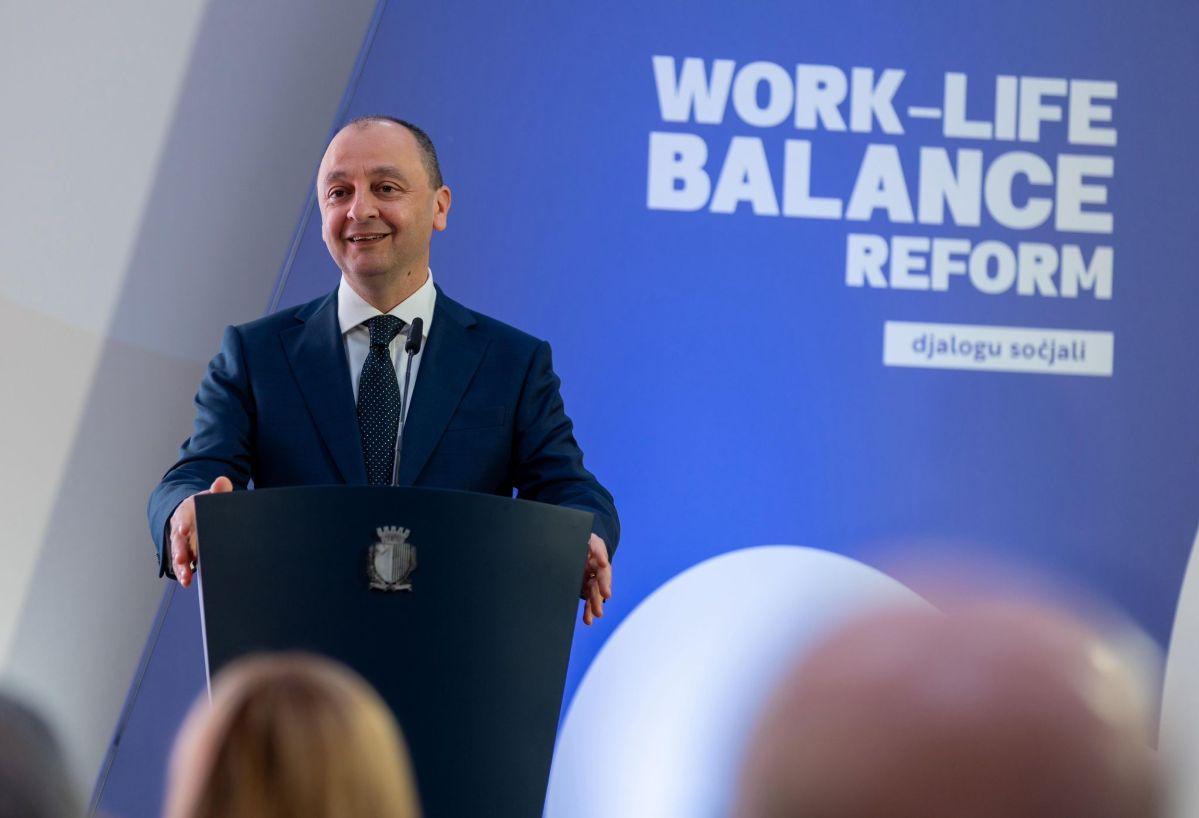 Parliamentary Secretary for Social Dialogue Andy Ellul calls for a shift in work-place culture.