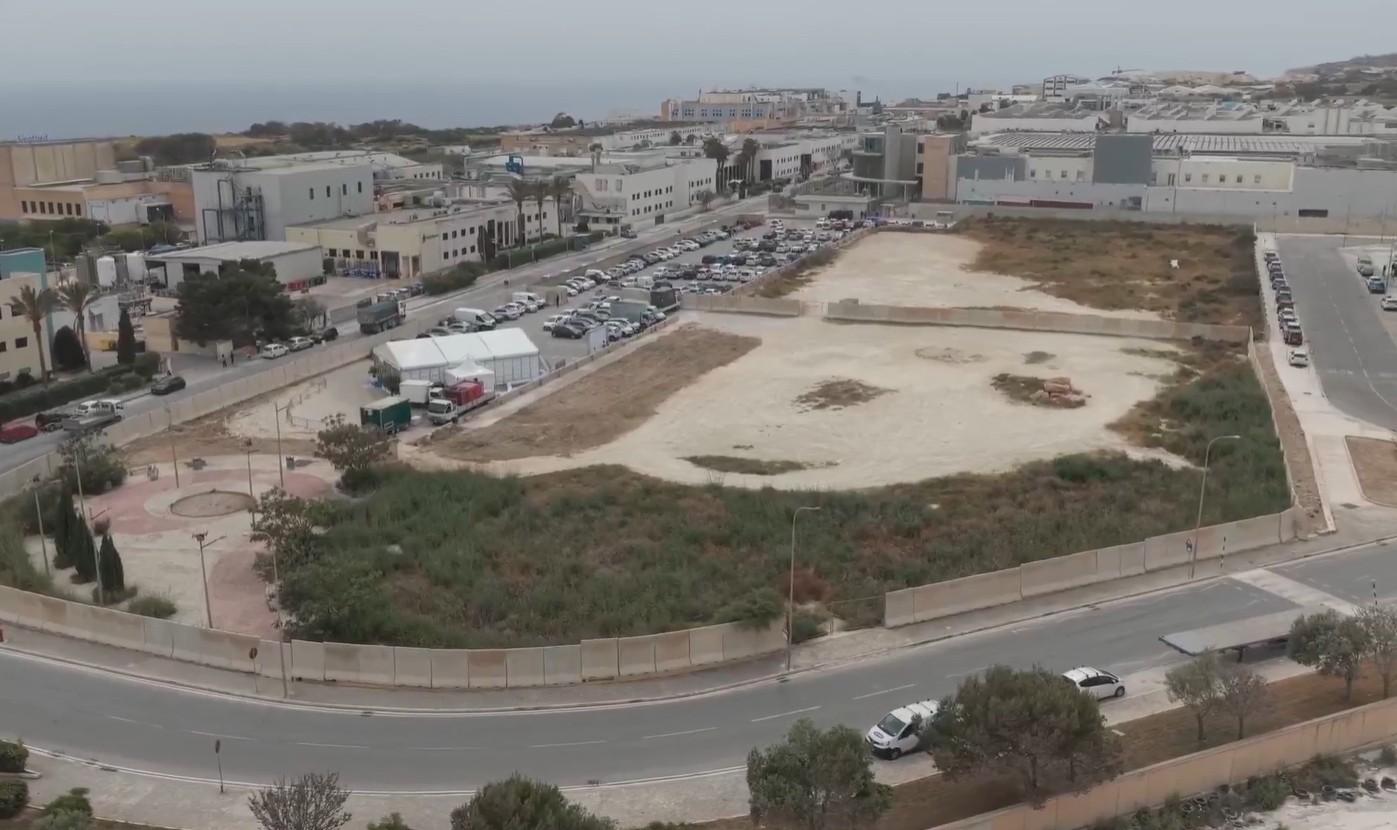 The area in Hal Far where the facility will be developed.