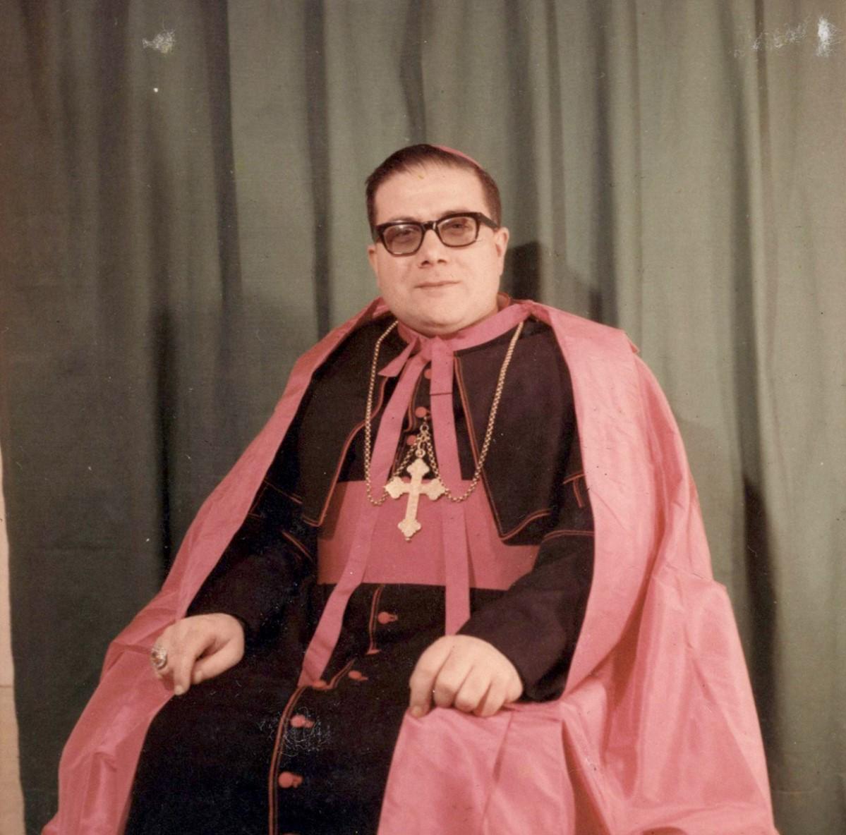Nikol Cauchi shortly after his nomination as apostolic administrator of the Gozo diocese in 1967.