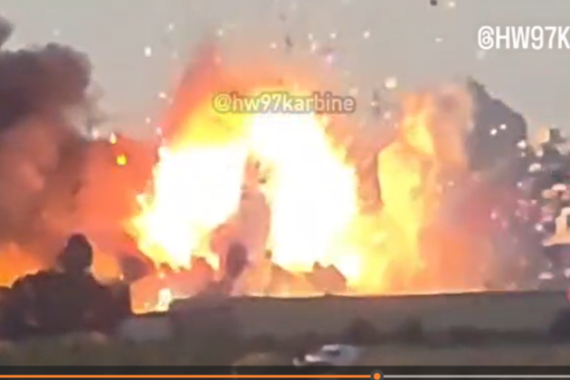 Video shows farmers' close shave as fireworks factory exploded