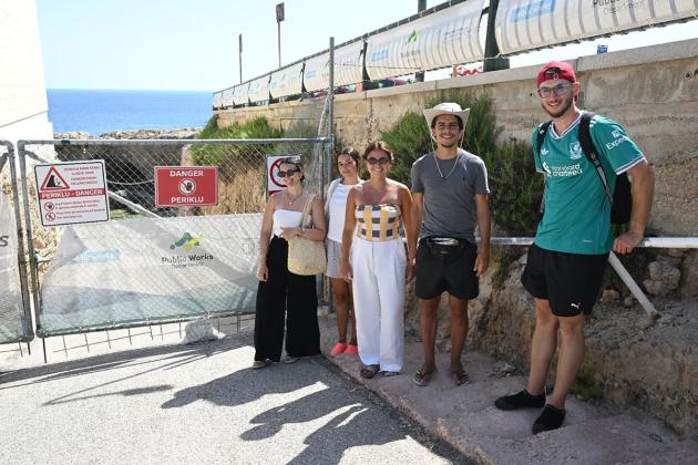 Storm-battered Għar Lapsi stays closed for the summer