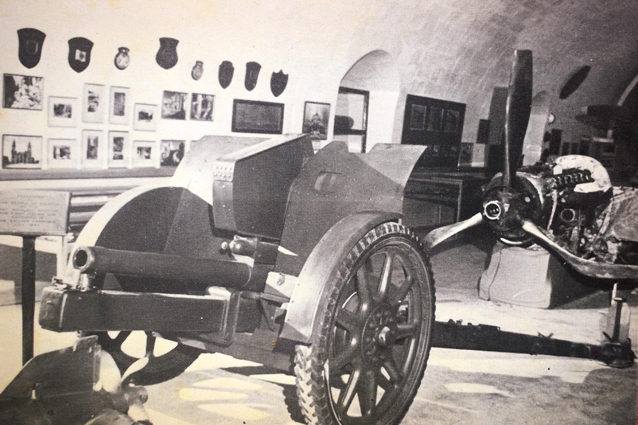 Exhibits at the National War Museum, Valletta.