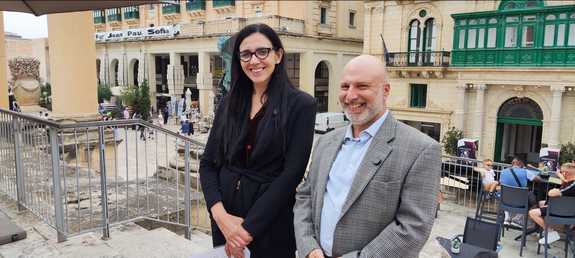 ADPD chairperson Sandra Gauci and ADPD (Districts 6 and 12) and PRO Brian Decelis (Districts 3 and 4). Photo: ADPD
