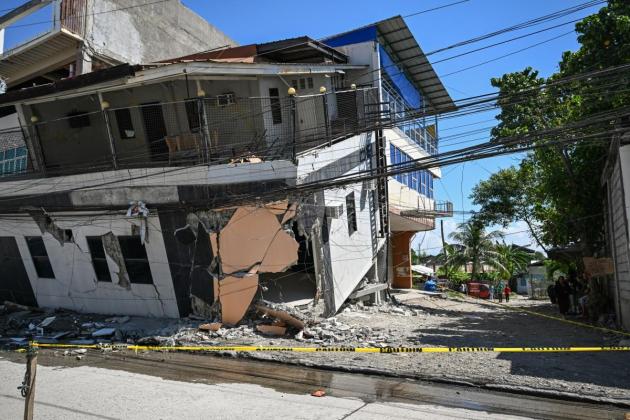 Outdoor hospitals, shaken communities as Philippine quake toll hits 41