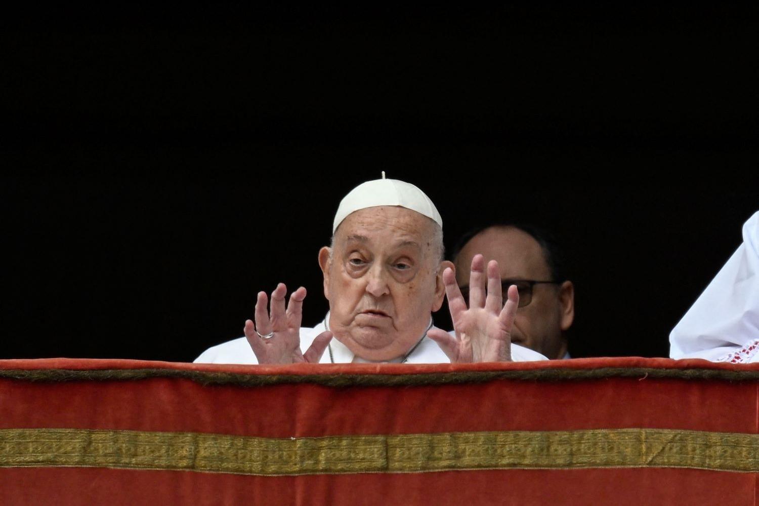 Pope Francis's last public appearance was on Easter Sunday. Photo: AFP