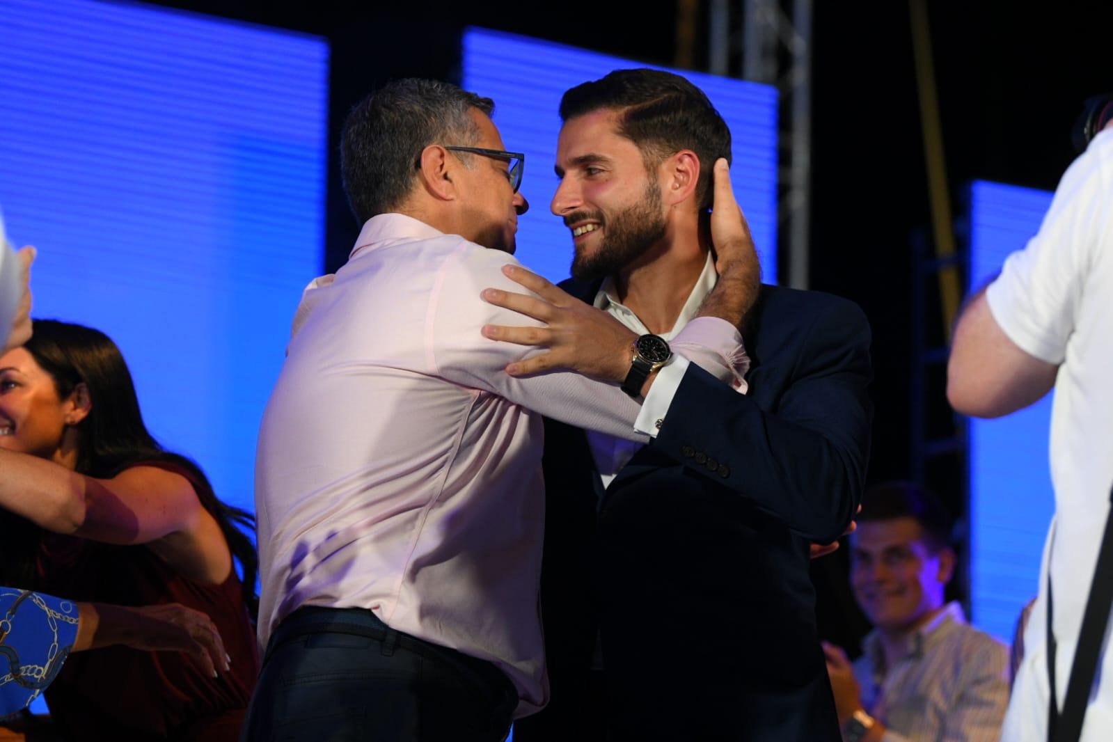 PN leader Alex Borg said former leader Adrian Delia will be a "pillar" of the party in future. Photo: Matthew Mirabelli